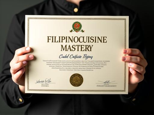Filipino Cuisine Mastery Certificate