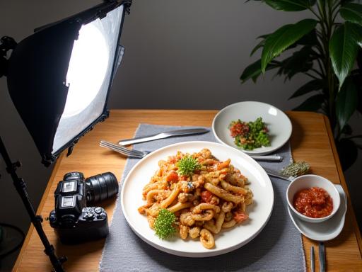 Food Content Creation Setup